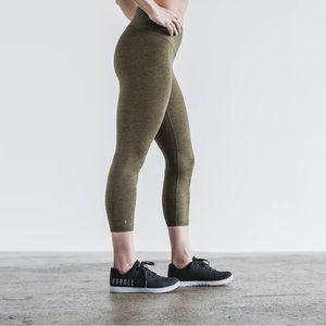 Nobull HIGH-RISE CROP (PLUSH HEATHER) XS